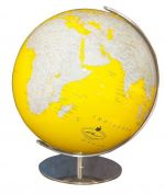 Columbus Artline Design Glous Style Globe Designobjekt 34cm Leuchtglobus yellow gelb